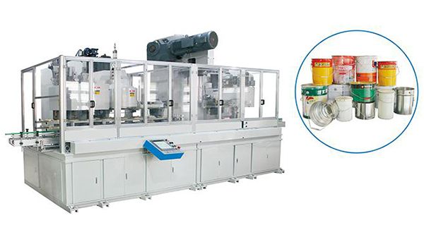 Línea de producción automática – para cubos y baldes de hojalata 40-50CPM